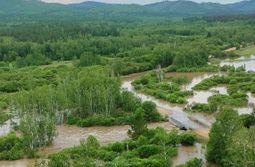 На смену огня в Забайкалье пришла вода. Фото ...
