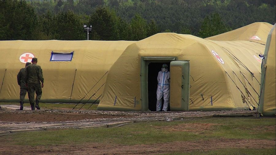 Вечорка ТВ: Полевой госпиталь развернули в Чите для приема больных с COVID-19