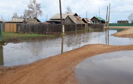 ​Вышедшая из берегов река затопила Беклемишево