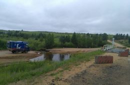 Дорога между поселками Первомайский и Карымское размыта под Урульгой