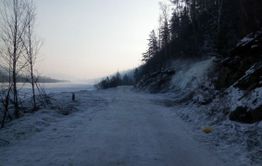 Лёд с дороги, которую ежегодно долбили забайкальские пенсионеры, убрали