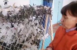 Маскировочные сети для фронта изготавливают волонтеры из Читы