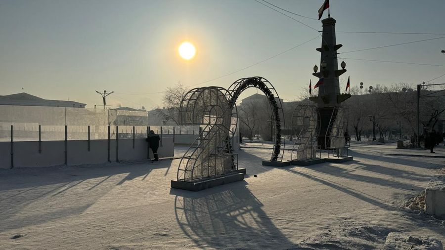 В Чите через три дня откроют ледовый городок