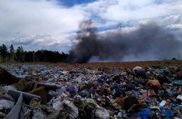 Вечорка ТВ: Пожар на свалке под Читой