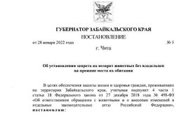 Осипов запретил возвращать отловленных собак на улицы Забайкалья