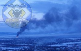 Склад горит на Биофабрике