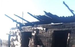 Многодетная семья осталась без жилья после пожара