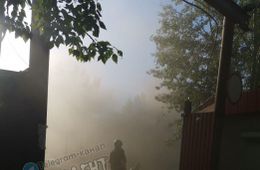 В Краснокаменcке горело не здание ИВС, а хозяйственная постройка - УМВД