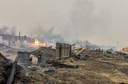 В Забайкалье вспыхнули десять домов