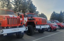Забайкалье получило 25 новых машин пожарной техники