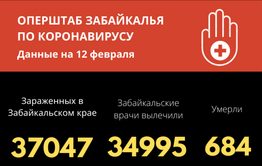 Свыше 37 тысяч забайкальцев заразились коронавирусом с начала пандемии