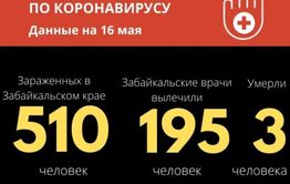 Общее число зараженных COVID-19 в Забайкалье перешагнуло отметку в 500 человек