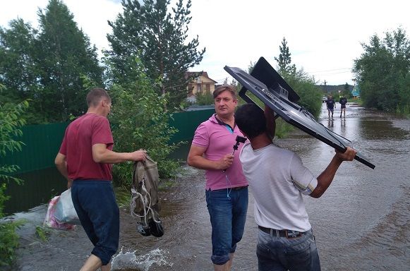Уровень воды в Читинке упал, в Ингоде - повысился