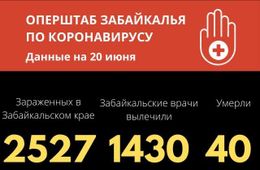 Еще 69 случаев коронавируса выявили в Забайкалье за сутки