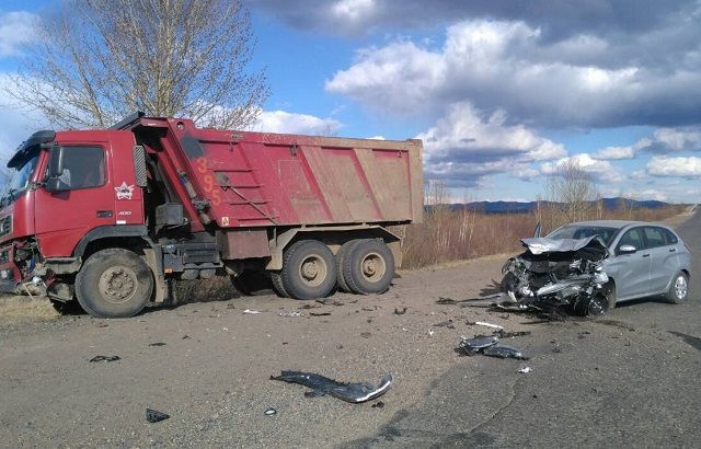 ДТП на дороге от Татаурово до Горного