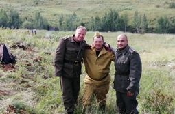 Фото с репетиции военно-исторической реконстр...