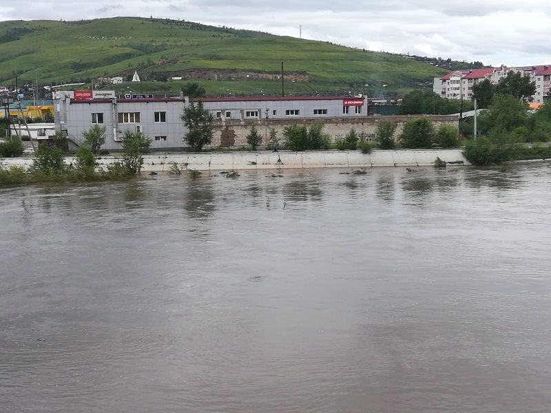 Уровень воды в реке Читинка поднялся на 5 делений за 6 часов