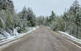В Красночикойском районе Забайкальского края выпал снег