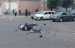 В результате ДТП в центре Читы погиб мотоциклист