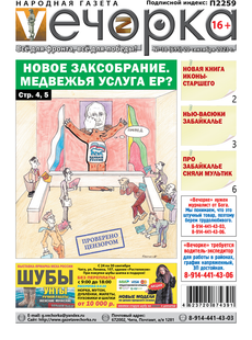 «Вечорка», №38: Новое Заксобрание. Медвежья услуга ЕР?