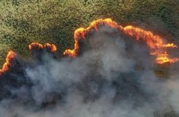 В Красночикойском районе полыхают пожары
