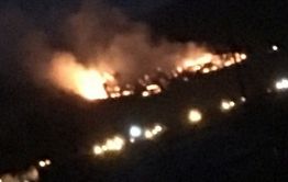 Батарейная сопка горит в Чите