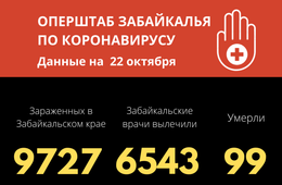 219 человек заразились коронавирусом за сутки в Забайкалье