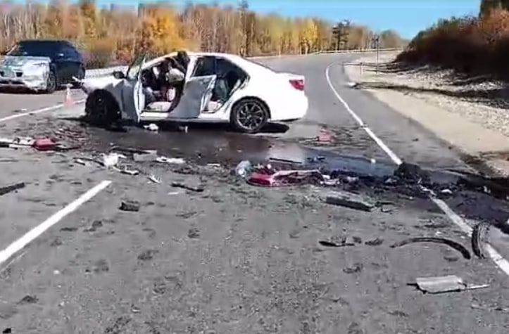 Смертельное ДТП под Читой. Погибли два человека.