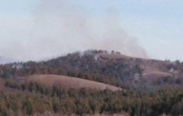 В Акшинском районе горит лес