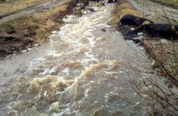 Вода из прорвавшейся дамбы в Балее пошла на спад 