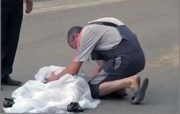 Полицейские контролируют перекресток Шилова-Новобульварная после ДТП со смертельным исходом