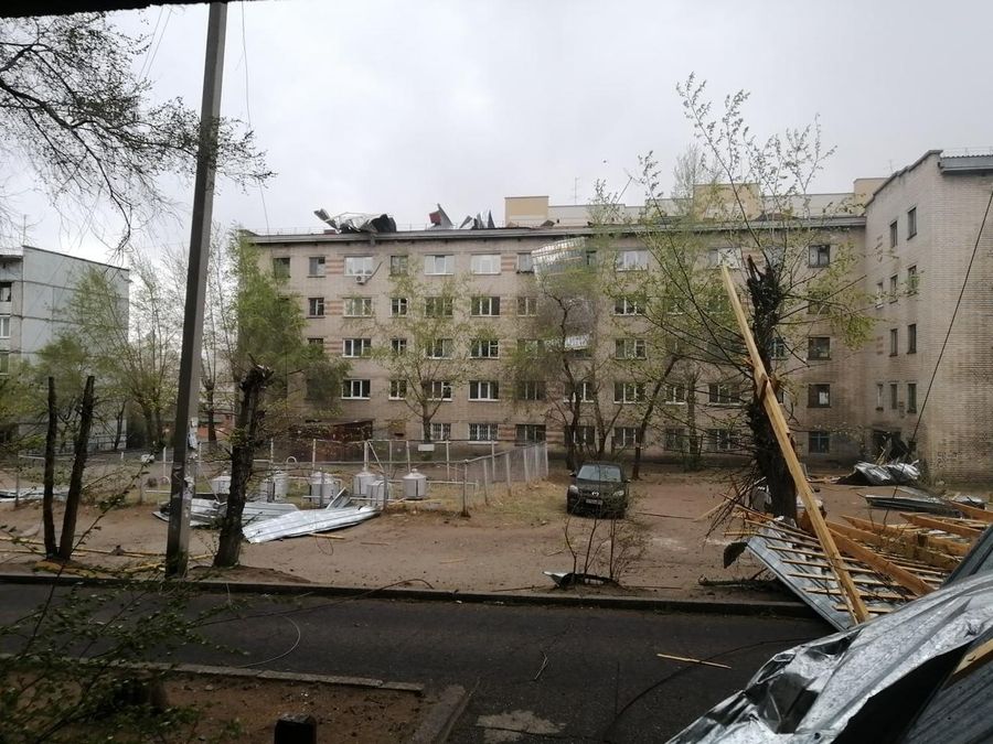 Ураган сносит Читу