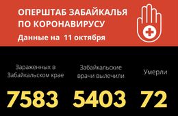 Новый рекорд по коронавирусу в Забайкалье — 169 зараженных за сутки