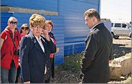 Забайкальск посетила Наталья Жданова