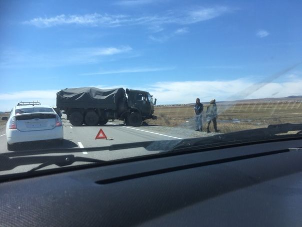 ​Водитель Camry погиб после столкновения с КамАЗом