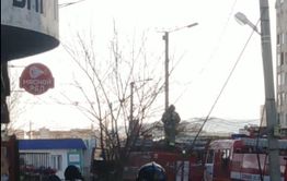 Пожарные выезжали на рынок МЖК в Чите из-за задымления