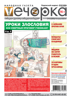 "Вечорка" № 28: "Уроки злословия или Смертный приговор ученикам?"