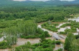 На смену огня в Забайкалье пришла вода. Фото ...