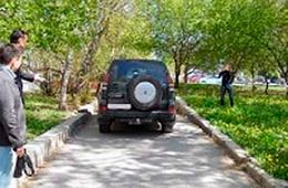 Часть читинской улицы стала опасной для пешеходов