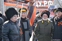 Казаки призвали вспомнить лозунги Великой Отечественной войны