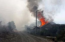 Горит приграничный Забайкальск