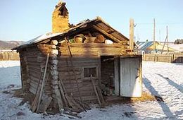 В Акше пенсионерка подозревает главу села в поджоге своей бани