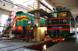 Массовые задержания прошли в локомотивном депо на станции Борзя
