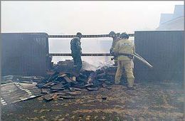 Забайкалье в огне: В военном городке № 57 более 20 семей остались без жилья