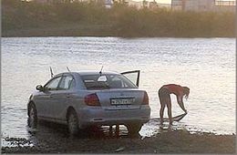 Читинки подмываются в Читинке