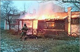 В Чите бомжи подожгли Драмтеатр?
