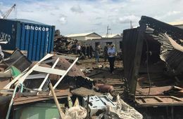 В Чите на металлобазе взорвалась боевая часть комплекса С-200