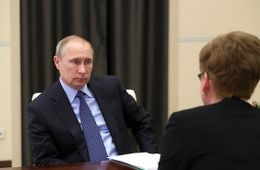 Путин ждет от Ждановой подробного письма по Краснокаменску