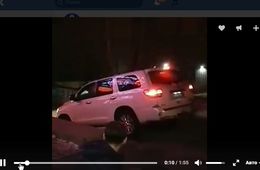Водитель авто, разъезжавшей по центру Читы по пешеходной зоне, ранее нарушал ПДД (видео)