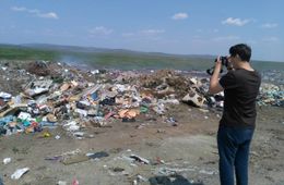 Свалка за Шилкой снова горит